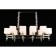 Suspended chandelier Giada E14 400W