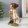 Polystone souvenir "kids on a walk - the first kiss" 9,5x4.5x12.5 cm