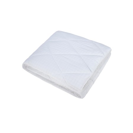 Blanket with filler Zen, size 140x205 cm, white color