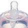 A bottle for feeding M&B, SHG Ø70mm, 250ml., With handles, silicone flask, pink color