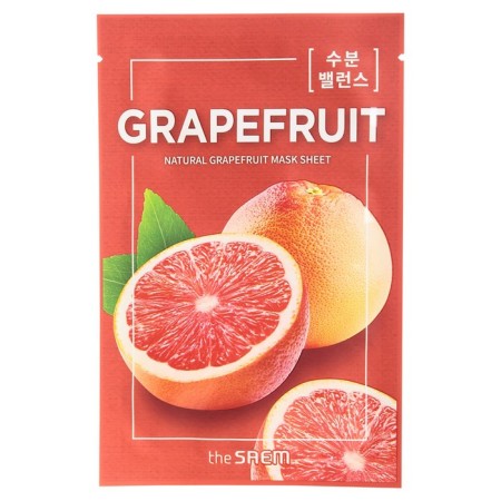 Facial face mask The Saem Natural Mask Shepe Graphruit, 21 ml-2
