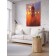 Decorative panel with photo printing "Samurai", vertical, size 100x150 cm