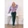 Female jumper, size 46, lilac color