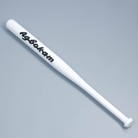 Bit varnished "lawyer", white with a black inscription, 65 cm-1