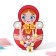 Set of children's “chosen” 4 subjects: clips, beads, bracelet, ring, bee, colored