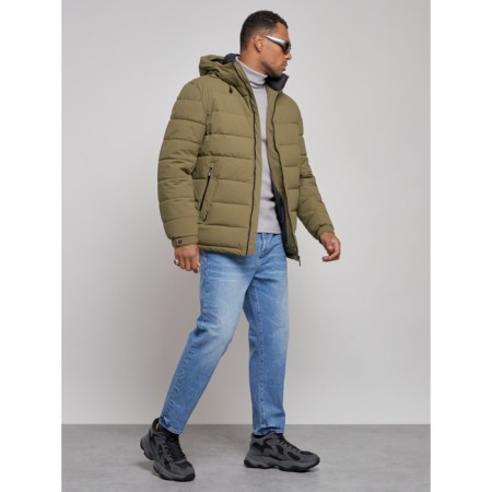Sports male winter, size 52, khaki color-2