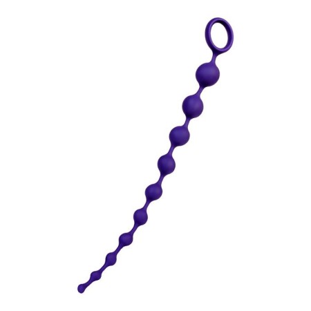 Anal chain Todo byfa grape, silicone, purple color, 35 cm, d = 2.7 cm-1