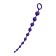 Anal chain Todo byfa grape, silicone, purple color, 35 cm, d = 2.7 cm