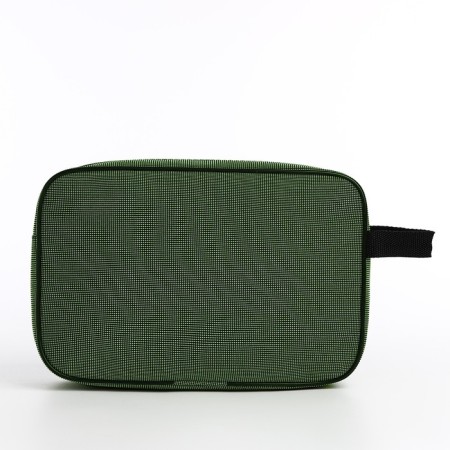 Lightning cosmetic bag, green color-1