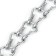Collar - a noose with a sign for engraving, weaved, 60 cm, wire thickness 3 mm