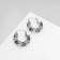 Earrings Metal "Bohemia" flash, color silver