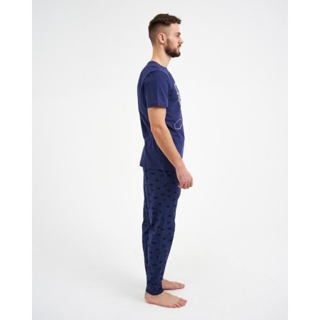 Pajama men's (T -shirt and trousers) KAFTAN "Crown" R.56-3