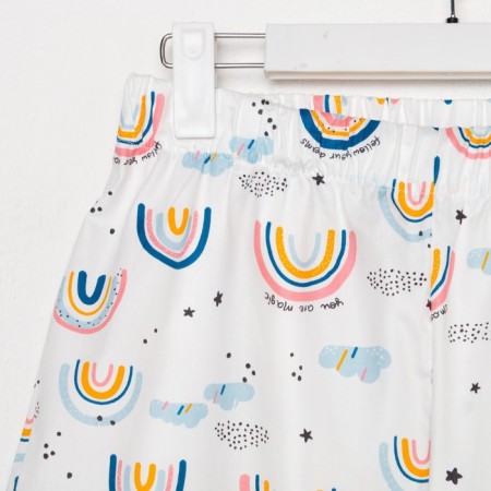 Pajamas (shirt, trousers) female kaftan "Rainbow" p. 40-42-11