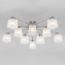Люстра Delfi, 10x40Вт E27, цвет хром