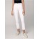 Jeans shortened female Conte Elegant Straight Leg, size XL, color White