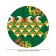 Tables on the table “Fire Dragons”, round, oxford, elastic band, size 140x140 cm, diameter 105-120 cm