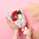 A premium bouquet of red-white soap roses, 3 pcs
