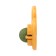 A toy for cats with cat mint "paw", 8.5 cm, yellow