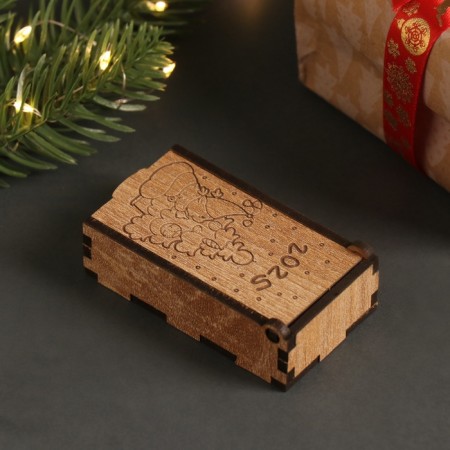 New Year's box "2025" 7x4x2 cm-3
