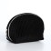 Cosmetic bag with lightning, black color