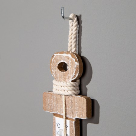 Interior souvenir "anchor" with a thermometer 23*16cm-3