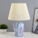 Simona desktop E27 40W blue-lazuchery 25x25x36 cm Risalux