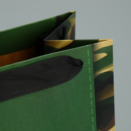 Gift Package Laminated for a bottle, packaging, "Fatherland", 13 x 36 x 10 cm-4