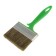 Brush flat "Akor", 100x12 mm, plastic pen, mixed stubble, for wood