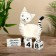 Eternal calendar "cat" tree 15x22x6 cm