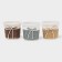 Kashpo for flowers wicker "bow" 10.5 × 10.5 × 9 cm, color mix