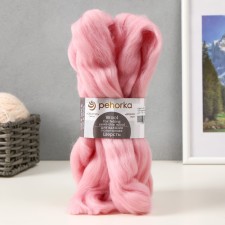 Fasting wool 100% semi-toned wool 50g (125 camelia)