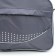 Sports bag with lightning, external pocket, gray color