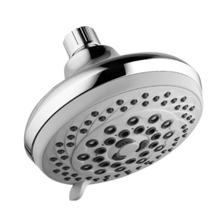 Shower watering can Lemark LM8042C, upper, round, diameter 120 mm, 7 functions, chrome