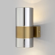 Wall lamp EuroSvet Watford 40021/1, LED, 6 W, 4200K, 213LM, 110x80x170 mm, brass color