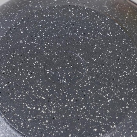 Granite frying pan, d = 28 cm, removable handle, anti-stick coating, gray color-5
