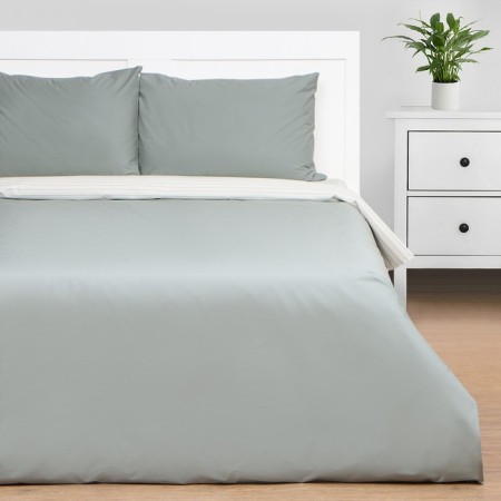 Bedding Ethel euri Stripes: Olive, 200x215cm, 214x240cm, 50x70cm-2 pcs, perkal, 114 g/m2-5