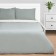 Bedding Ethel euri Stripes: Olive, 200x215cm, 214x240cm, 50x70cm-2 pcs, perkal, 114 g/m2