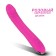 A realistic vibrator, with stimulation of a point G, 22 x3.8 x3.1 cm, pink
