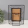 Photo frame metal in 1 photo 10x15 cm "Sun" black 18x23.7 cm