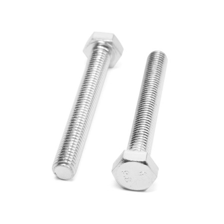 Bolt "Tundra Krep", with a hexagonal head, galvanized, Din933, M8x60 mm, 3 pcs-3