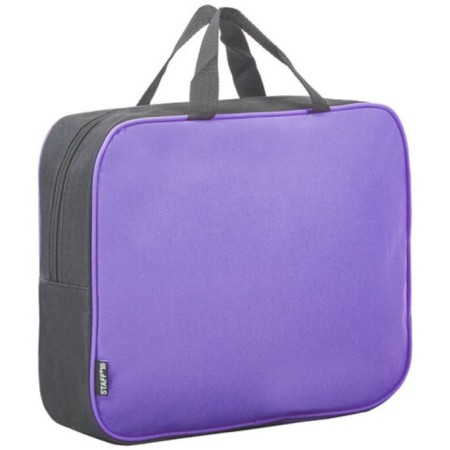 Lightning folder with handles Staff EVERYAYDAY, A4, width 80 mm, polyester, lilac, 270741