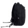 Youth backpack 42 x 31 x 22 cm, Grizzly, ergonomic back, laptop department, black