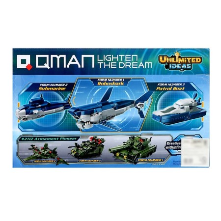 Designer Fortal ideas "Shark", 3 in 1, 237 details-5