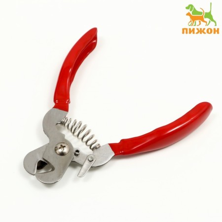 Clawerus-sequel with voluminous rubberized handles, a hole of 13 mm, red