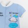Nursery blouse, blue/moon, height 56 ​​cm