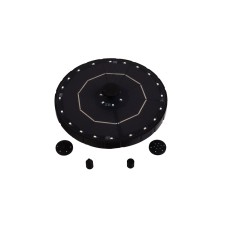 Фонтан на солнечной батарее,  h=0,55 метра, 180 л/ч, 7 Вт,  LED-подсветка, JT-180-26LED
