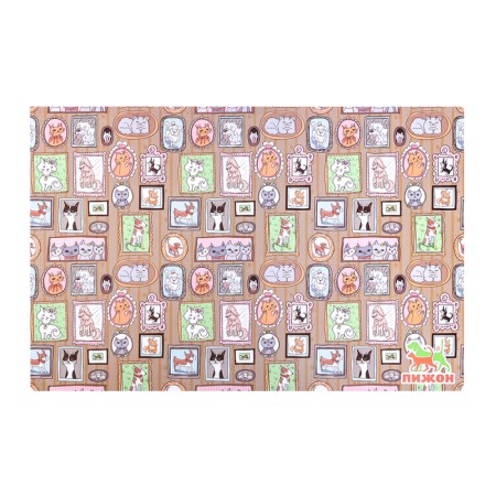 Rug for a bowl "Pigger" 43 x 28 cm "Portraits"-2