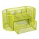 Chancellery trifle stand 9 departments, metal mesh, green