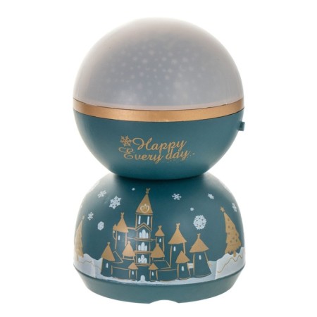 Night Projector "Winter Fairy Tale" LED 3HLR44 Green 9x9x15 cm Risalux-15