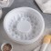 Form for mousse desserts and pastries are the “sea foam”, silicone, 24 × 8 cm, white color
